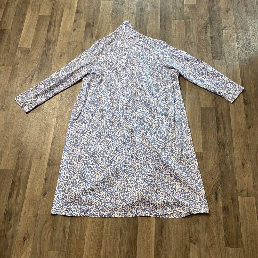 Peruvian Connection Blue Marrakech Robe Cardigan Size XL - Picture 2 of 6